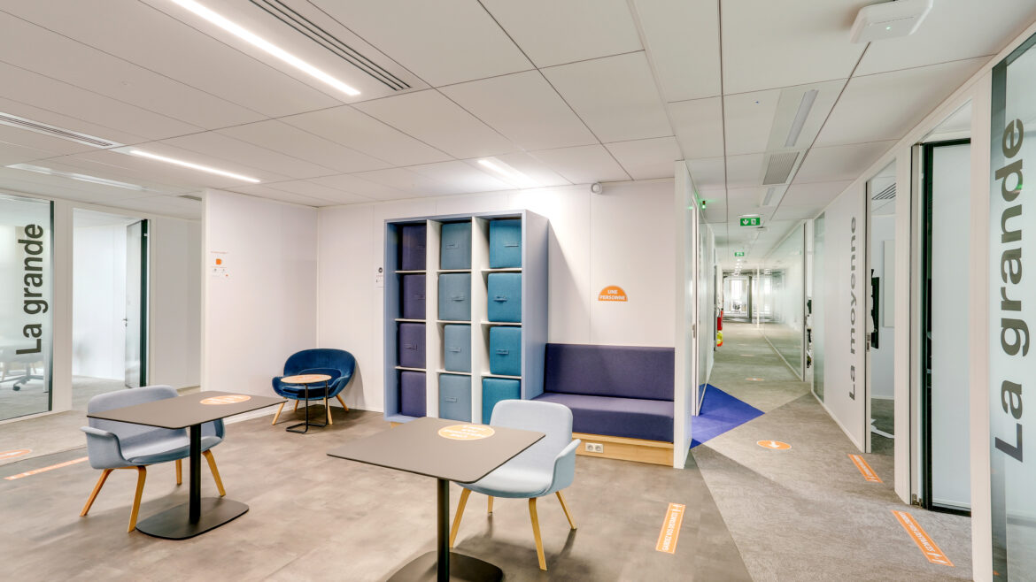 Aménagement Bureau Professionnel - Orange