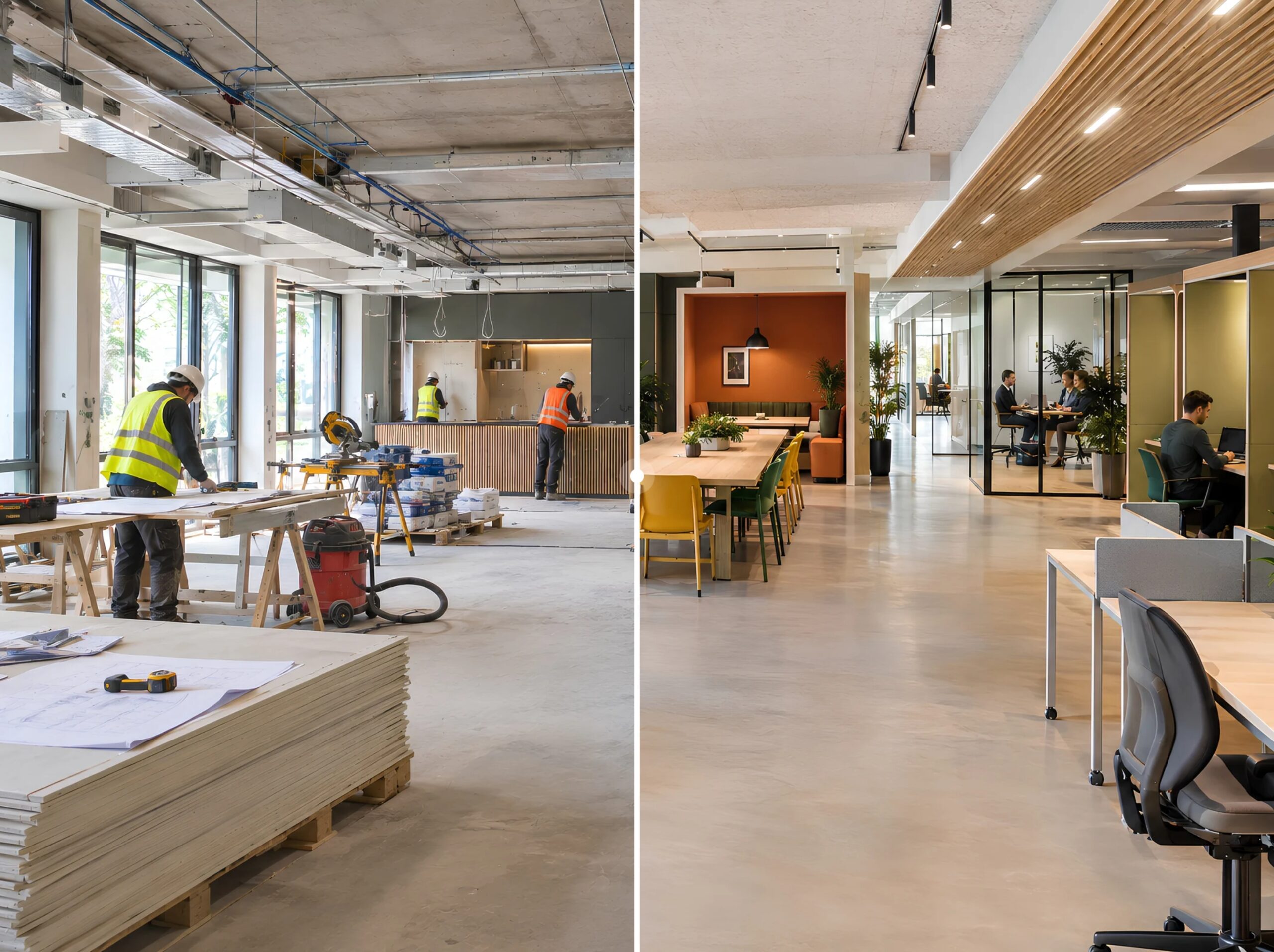 conception et aménagement de bureaux professionnels